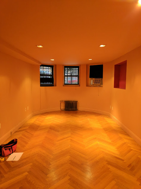Mix room looking to front